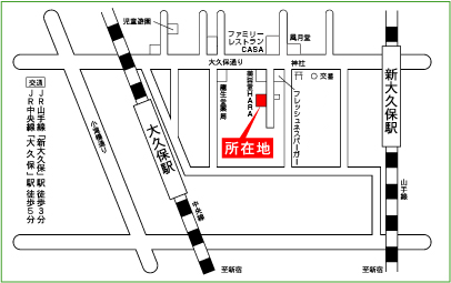 日本相撲連盟　地図